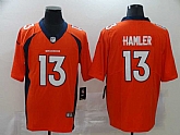 Nike Broncos 13 KJ Hamler Orange 2020 NFL Draft Vapor Untouchable Limited Jersey,baseball caps,new era cap wholesale,wholesale hats